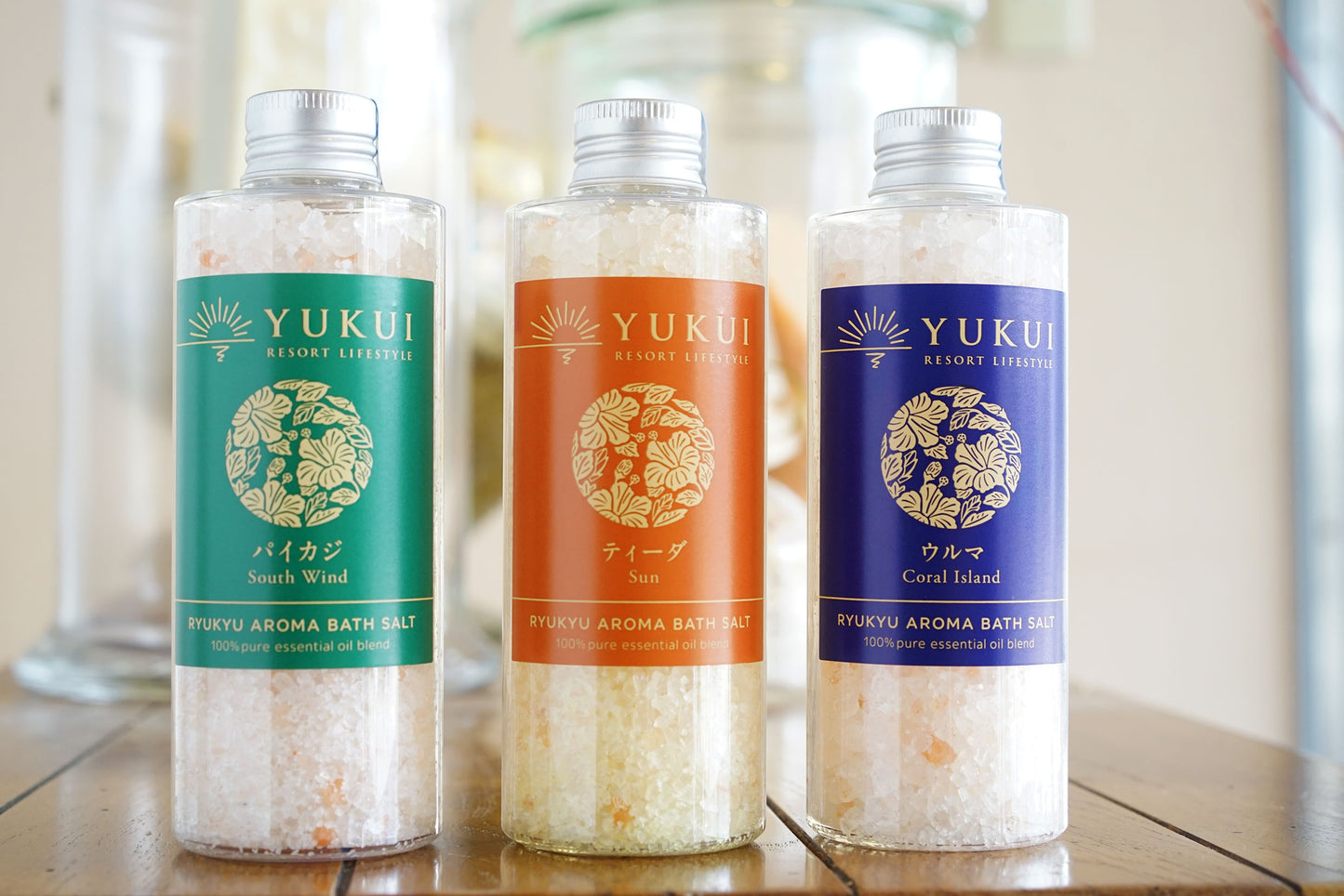 琉球アロマバスソルト全3種セット(240g)